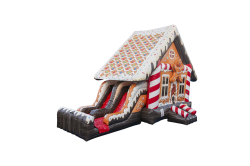 Christmas Bounce House with Slide,  Dry