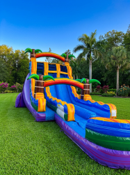 18ft20Rainbow20Slide20Double20Lane 1775521760 20ft Hawaiian Water Slide Double Lane