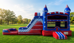 Red20White20blue20bounce20house 1775516744 Patriotic Double Lane Bounce House Water Slide