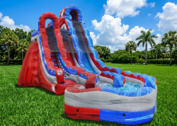 Twin20Waterslide20Curved20Double20Lane 1775518313 2 21ft Blazing Dual Lane Slide